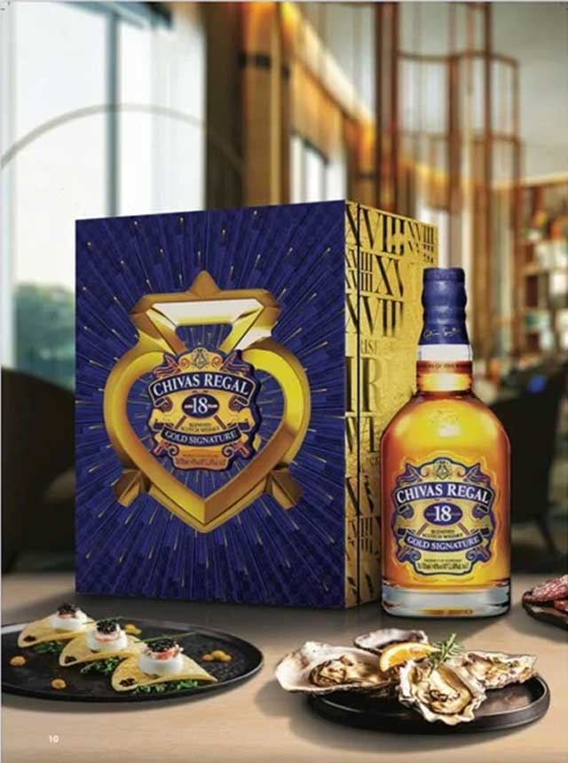 Chivas 18 Gold Signature Hộp quà Tết năm 2025